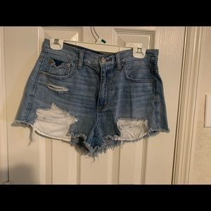 Festival high rise jean shorts